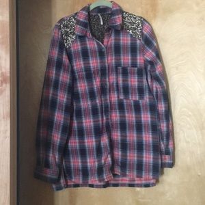 Free People Plaid Shirt